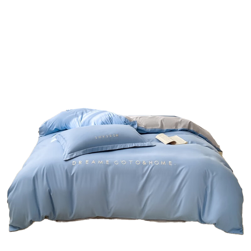 红豆（Hodo） HD-TJ25005 &ldquo;铂尔曼&rdquo;床饰套件 五件套 （单位：套）  蓝色