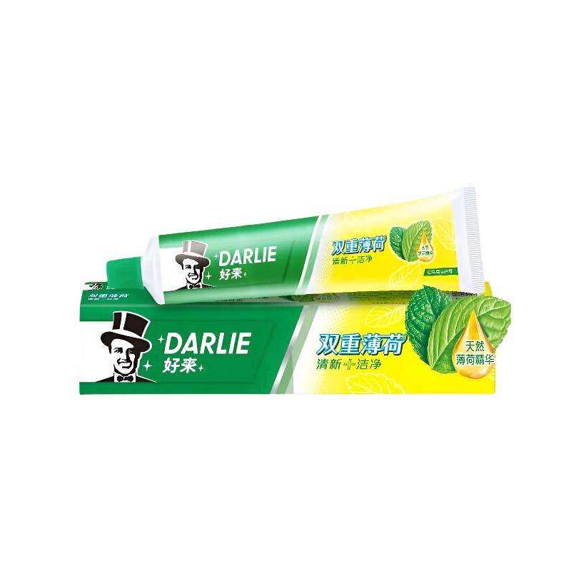 黑人 双重留兰香薄荷 牙膏 225g （单位：盒）  