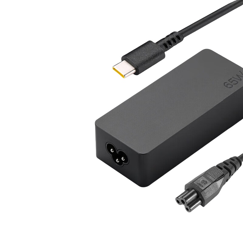 联想（Lenovo） USB-C 笔记本电源适配器 65W 20V 3.25A （单位：个）  黑色