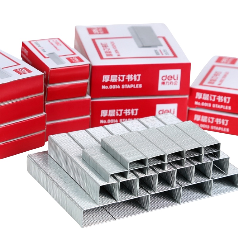 得力（deli） 0015 23/10厚层订书钉 500枚/盒 5盒/组 （单位：组）  