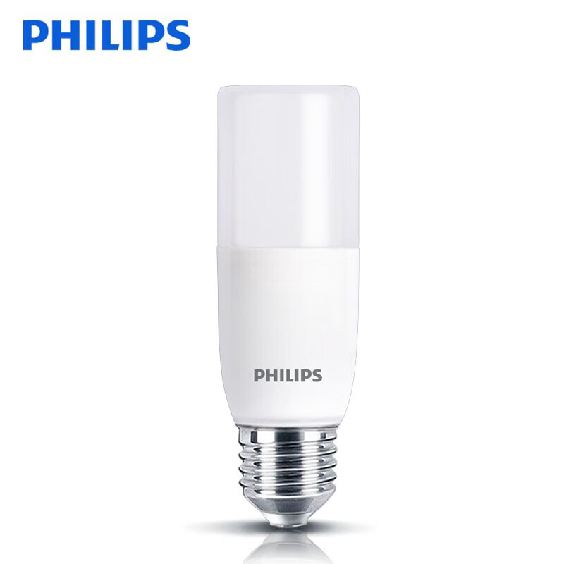 飞利浦（PHILIPS） 恒亮型 小柱形灯泡 E27 9.5W 4000K （单位：个） 暖白光