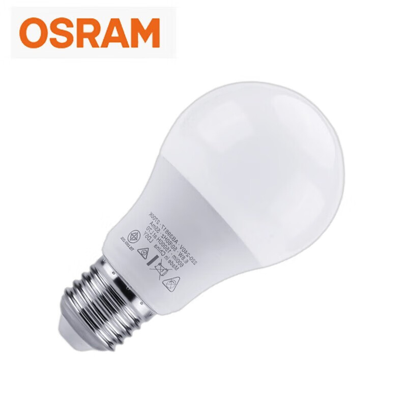 欧司朗（OSRAM） LVCLA100 星亮A型LED灯泡 13W/827 FR E27 2700K 黄光 （单位：只）