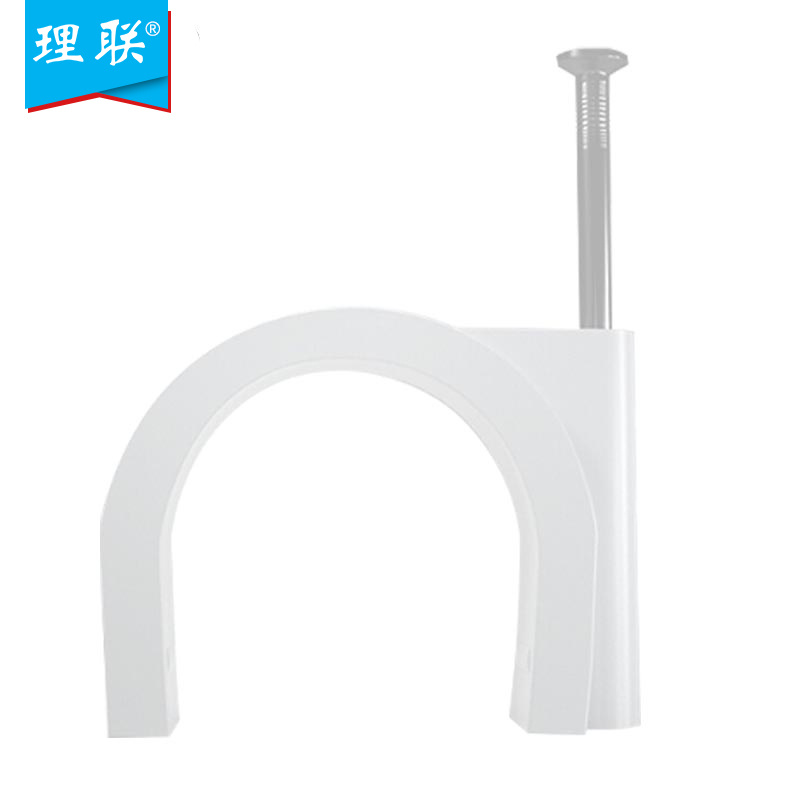理联 LN-XK10Y 圆形钢钉线卡 10mm 100颗/包 （单位：包）