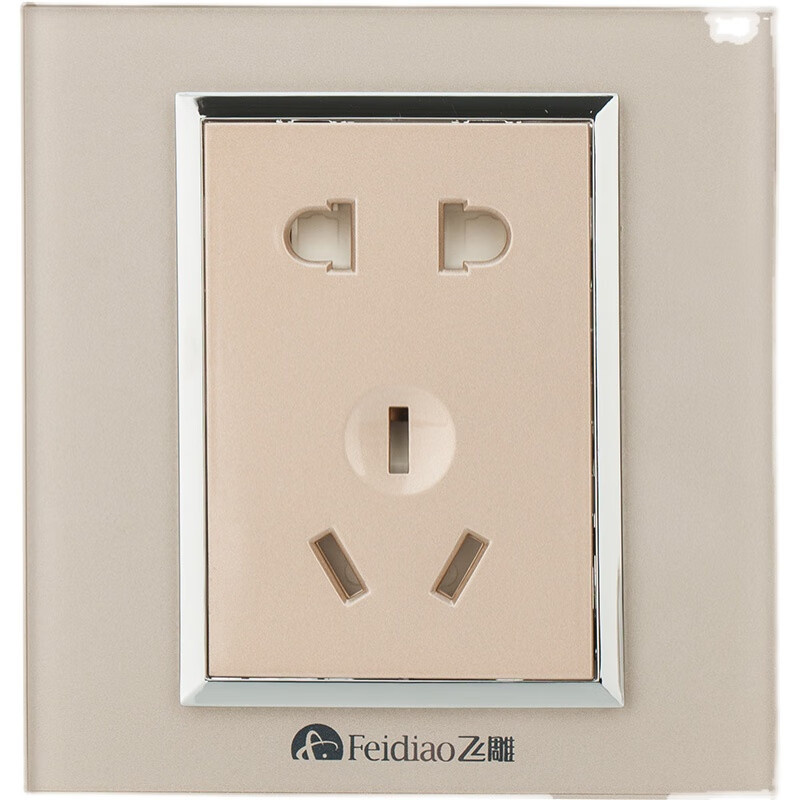 飞雕（FEIDIAO） 三开双控 86型暗装开关插座 （单位：个）