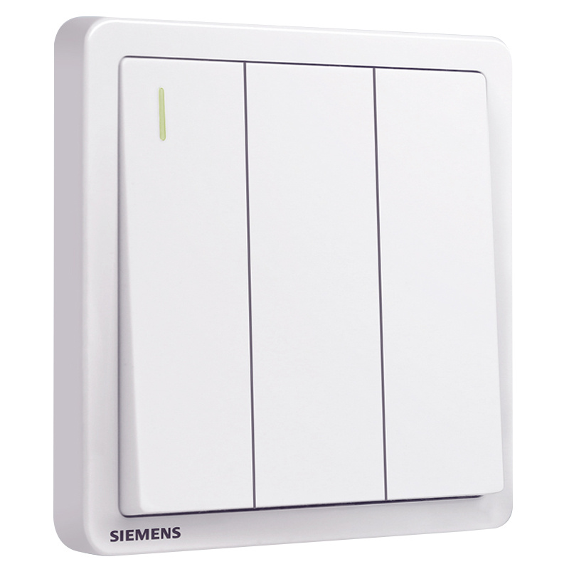 西门子（SIEMENS） 三开单控 开关插座 （单位：个）