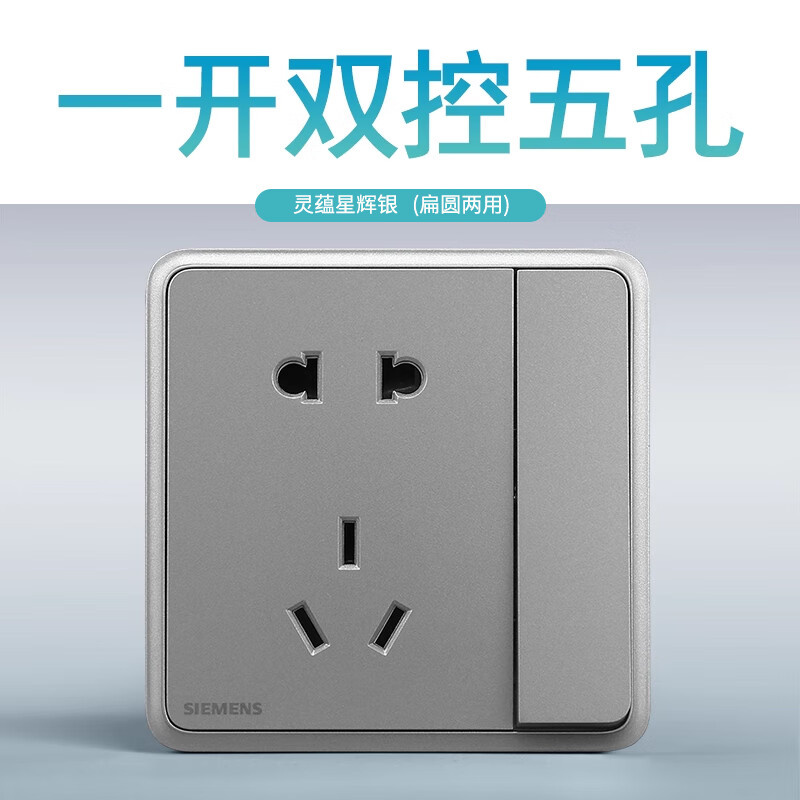 西门子（SIEMENS） 10A五孔带双控 开关插座 （单位：个）