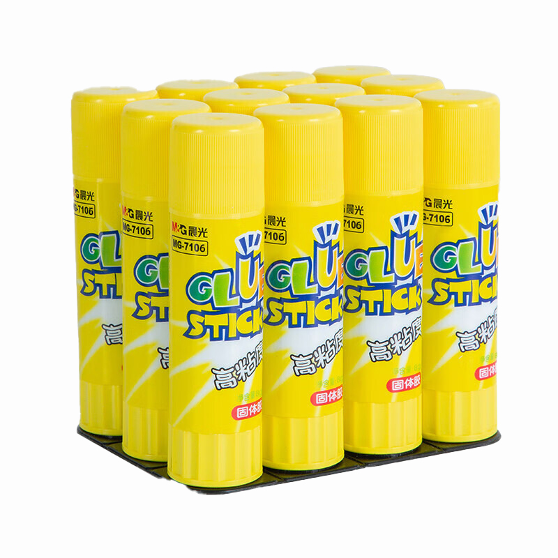 晨光（M&G） MG7104 高粘度固体胶 25g12支/盒 （单位：盒）  