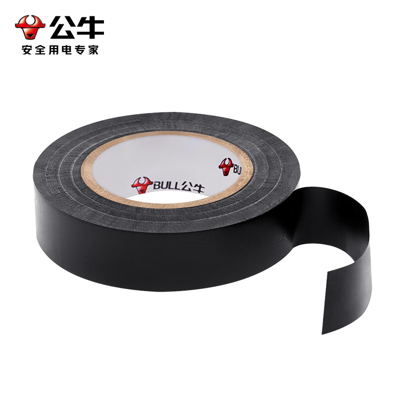 公牛（BULL） ET6 PVC电工绝缘胶带 9m 10只/组 （单位：组）  黑色
