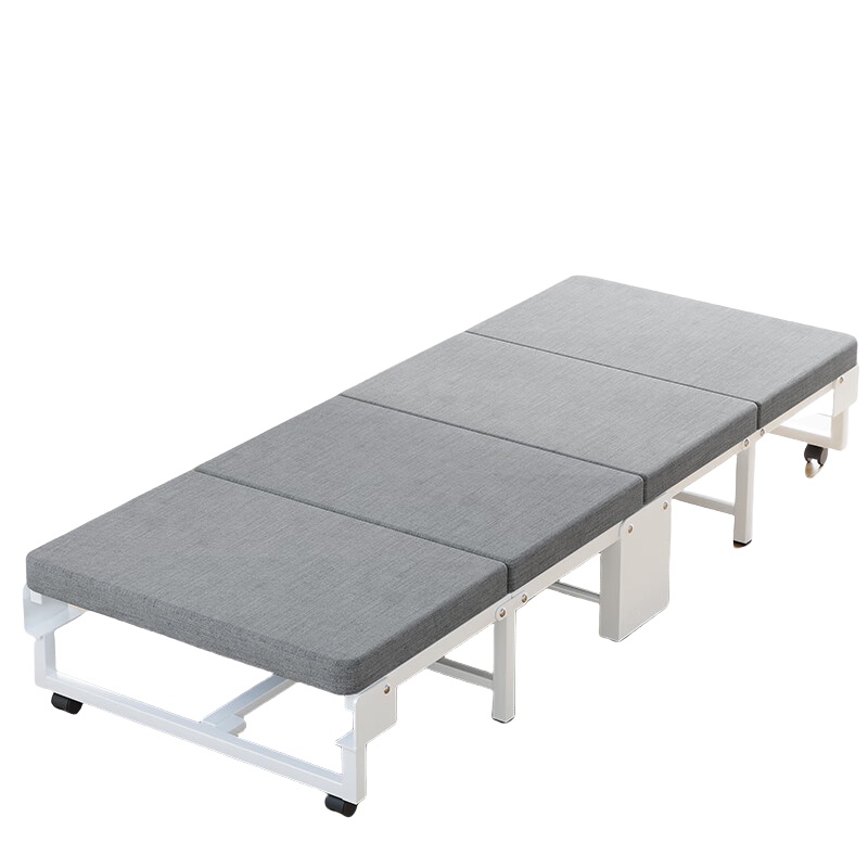 奥凯弗（OKeefe） 棉麻款 四折海绵床 80cm宽 （单位：个）  灰色