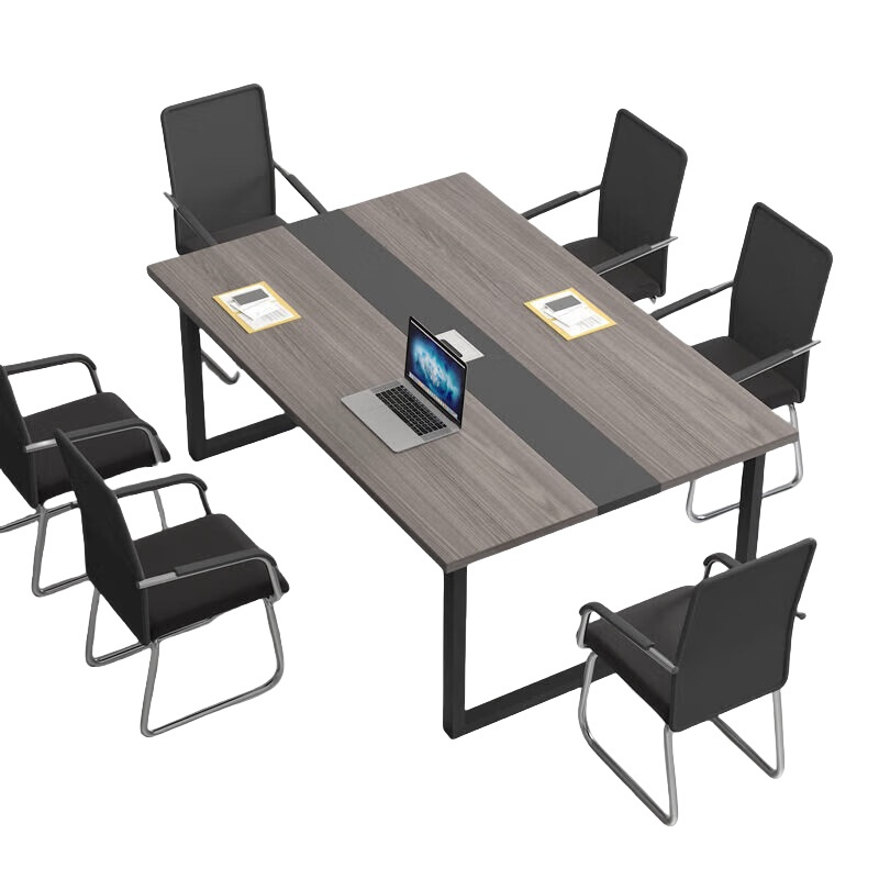 企诺 长方形桌面 会议长桌 2000*1000*750mm （单位：张）  灰橡木