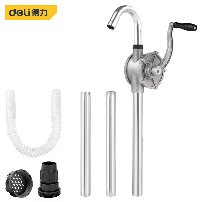 得力（deli） DL7525 铝合金手摇油泵 约25L/min （单位：只）  