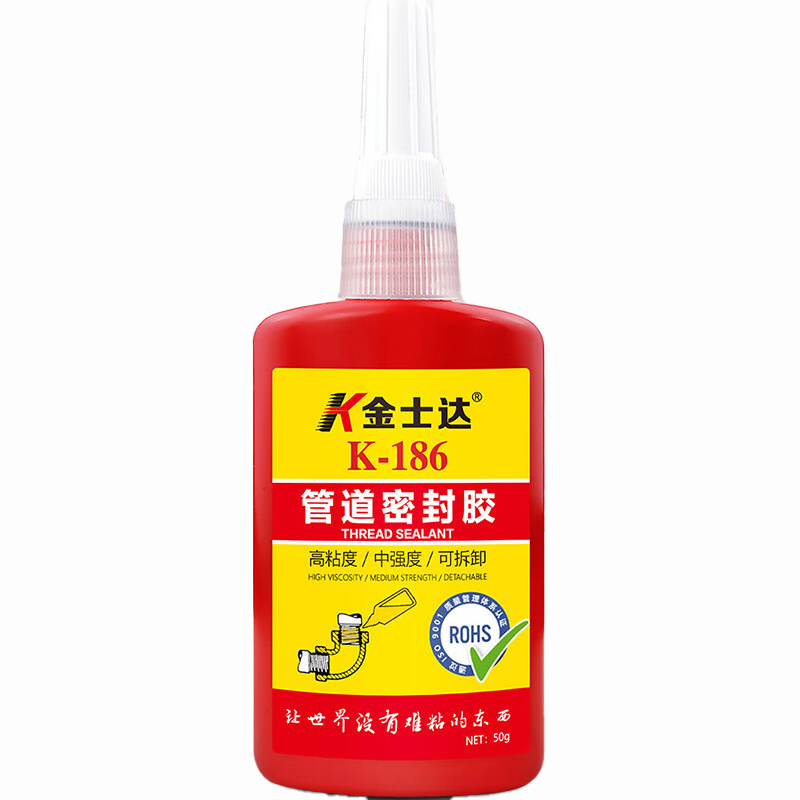 金士达 K-186 液体生料带 250g （单位：瓶）  