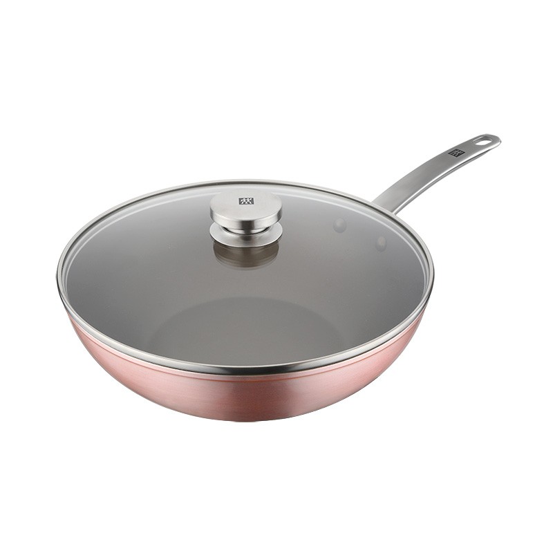 双立人 ZW-EY105/1021224 中式炒锅 30cm （单位：个）  粉色