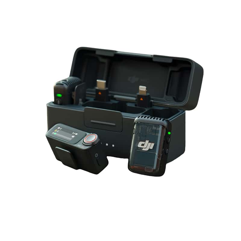 大疆（DJI） DJI Mic 2 无线麦克风 一拖二 含充电盒 （单位：个） 黑