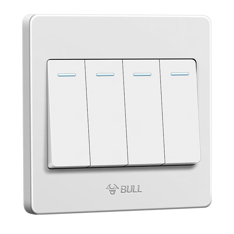 公牛（BULL） G07K412C 墙壁开关 四开双控 （单位：个）  白色