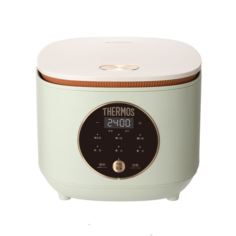 膳魔师(THERMOS) EHA-4139E 微电脑电饭煲 3L （单位：个）  奶绿色