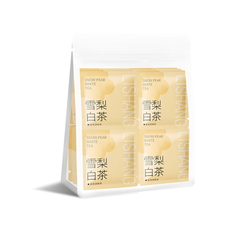 七口香 雪梨白茶 花草茶 3克/包 10包/袋 （单位：袋）  