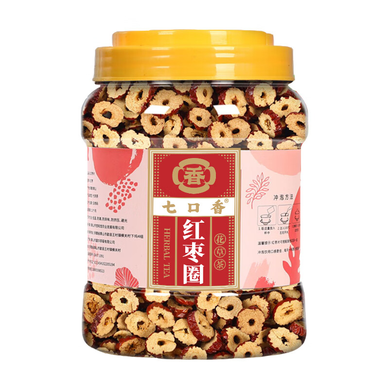 七口香 红枣 花草茶 280g （单位：桶）  