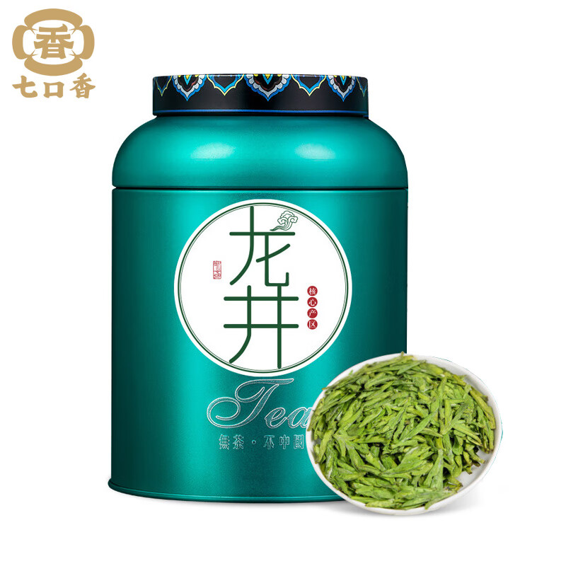 七口香 龙井 绿茶 250g （单位：罐）  