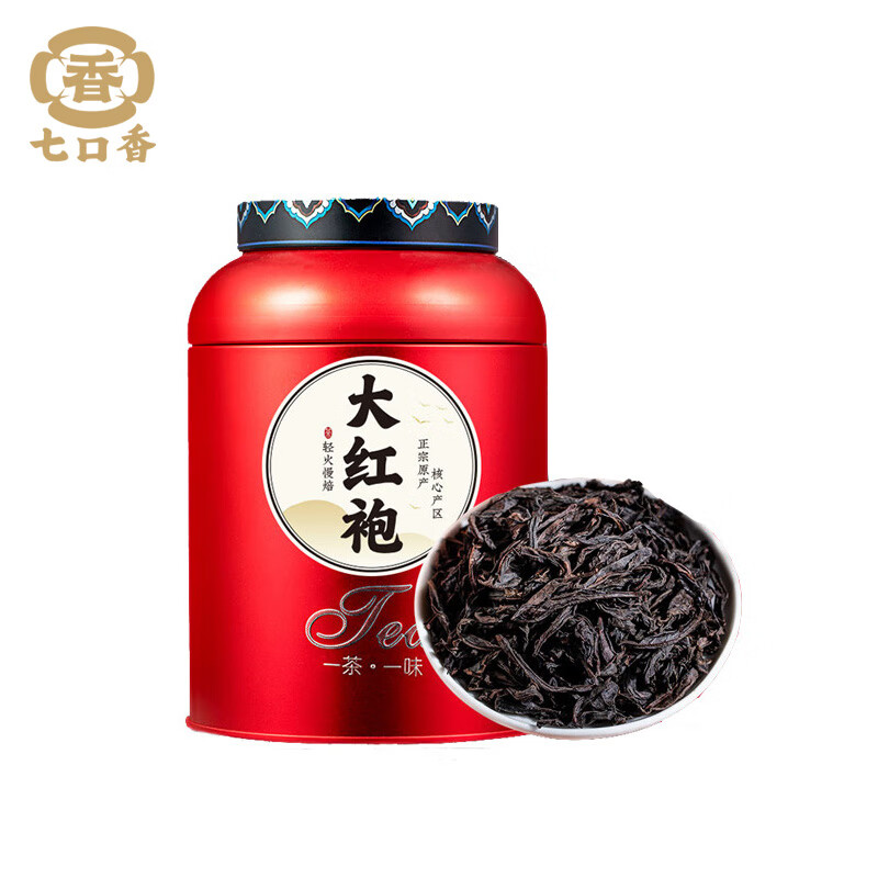 七口香 大红袍 乌龙茶 150g/罐 （单位：罐）  
