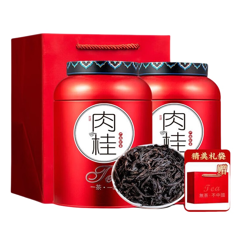 七口香 肉桂 乌龙茶礼袋 150g/罐 2罐/组 （单位：组）  
