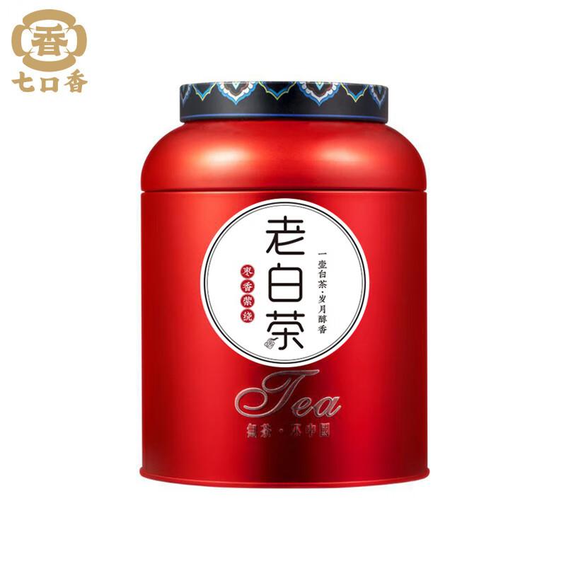 七口香 福鼎 老白茶 500g （单位：罐）  