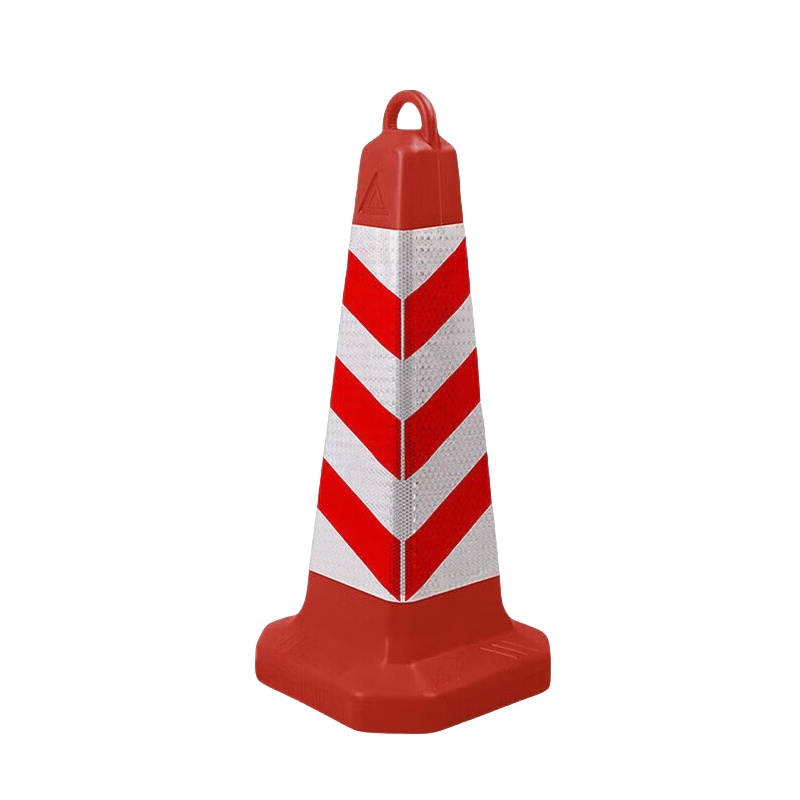 贝傅特 无印字款 方形反光路锥 70cm （单位：个）  红白