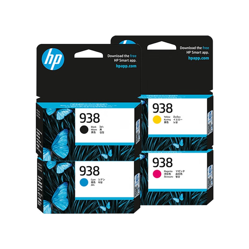 惠普（HP） 938 原装墨盒四色套装 3650页 （单位：套） 适用于hp OJ9110b 9120 9130 9720 9730