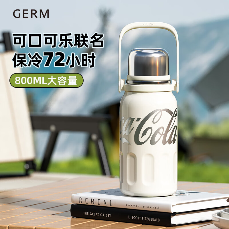 格沵（GERM） 可口可乐联名款 趣野运动保温杯 800ml （单位：个）  可乐红