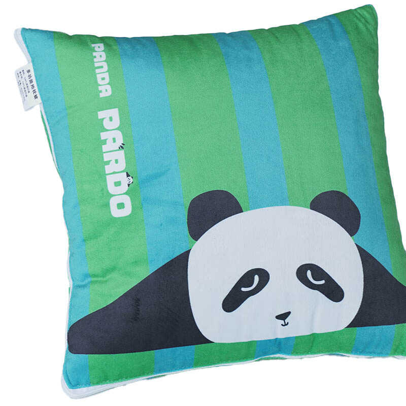 艾美家 100*150cm 多功能抱枕被  （单位：个）  耙耳朵-绿