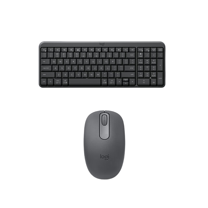 罗技（Logitech） MK251 无线蓝牙键盘鼠标套装 K251键盘+M196鼠标 （单位：套）  黑色