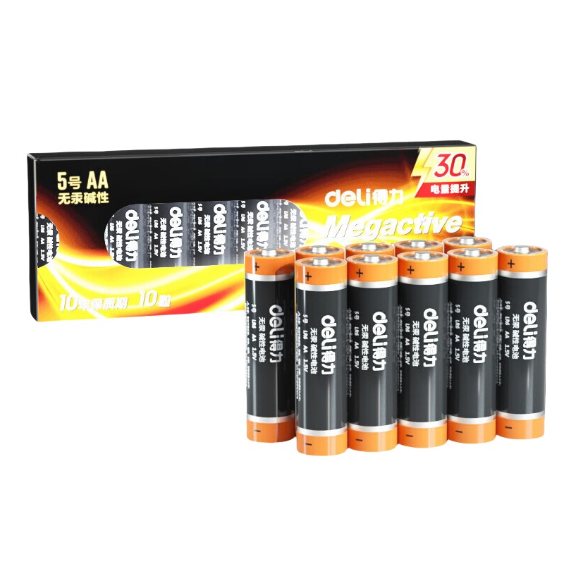 得力（deli） 18502 五号电池 10粒/组 （单位：组）  