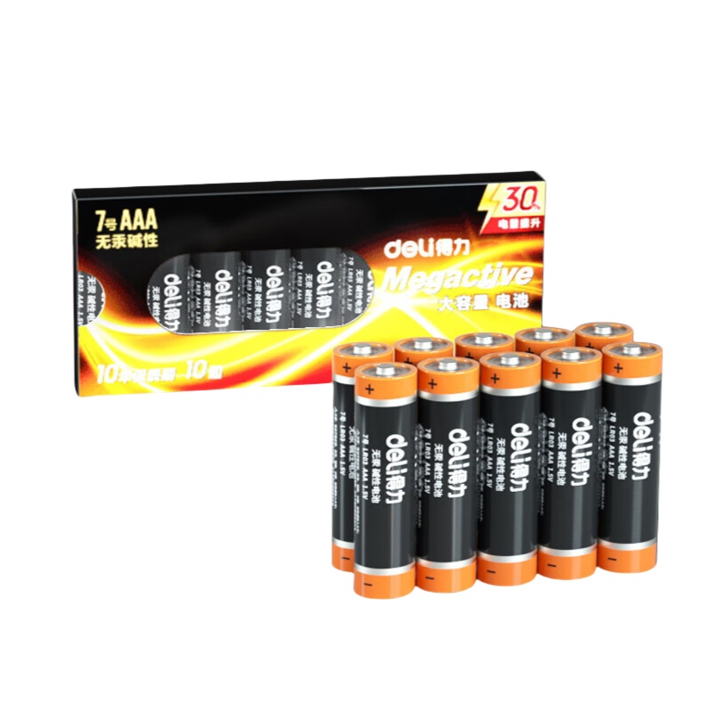 得力（deli） 18506 七号电池 10粒/组 （单位：组）  