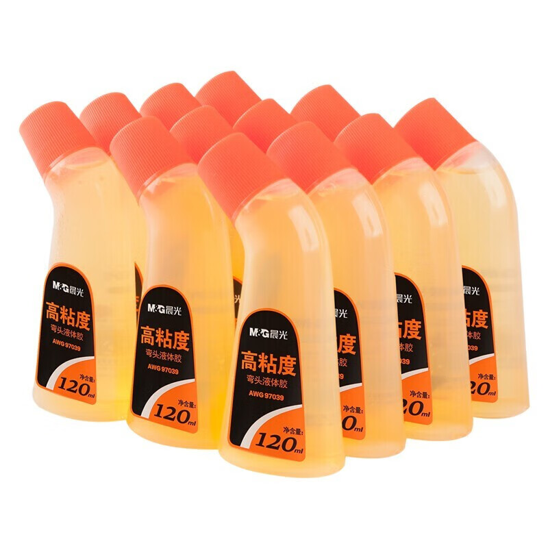 晨光（M&G） AWG97039 高粘度液体胶 120ml 12瓶装 （单位：盒）  
