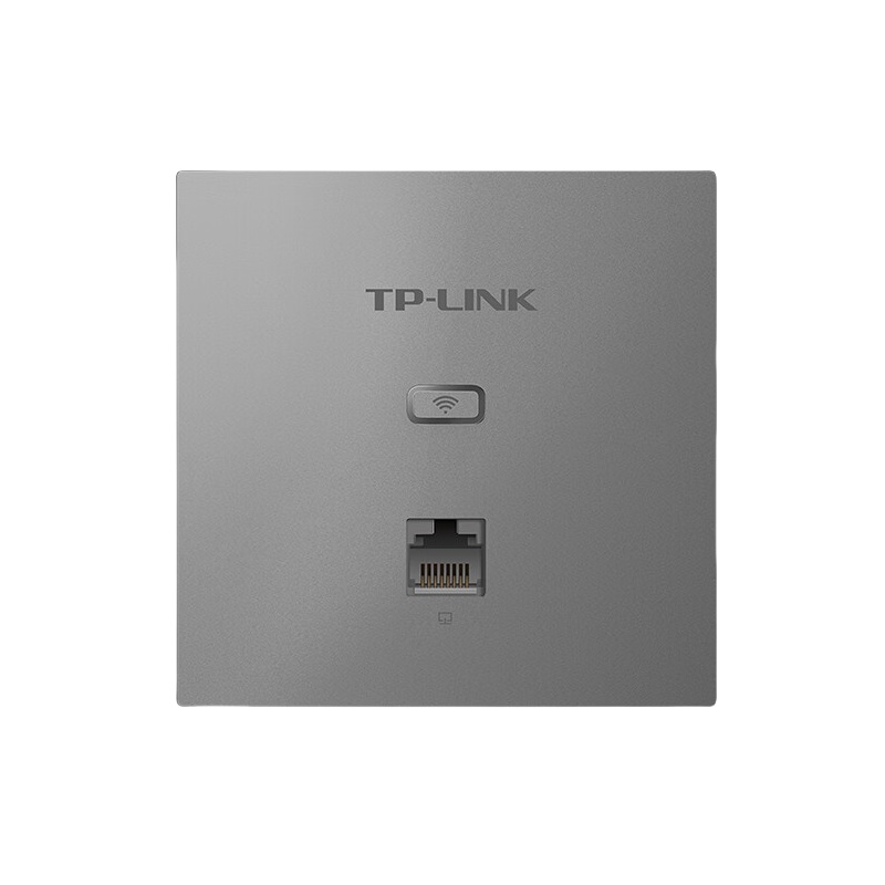 TP-LINK TL-AP1202I-PoE 薄款5G双频无线面板AP路由器 AC1200双频 （单位：个）  深空银