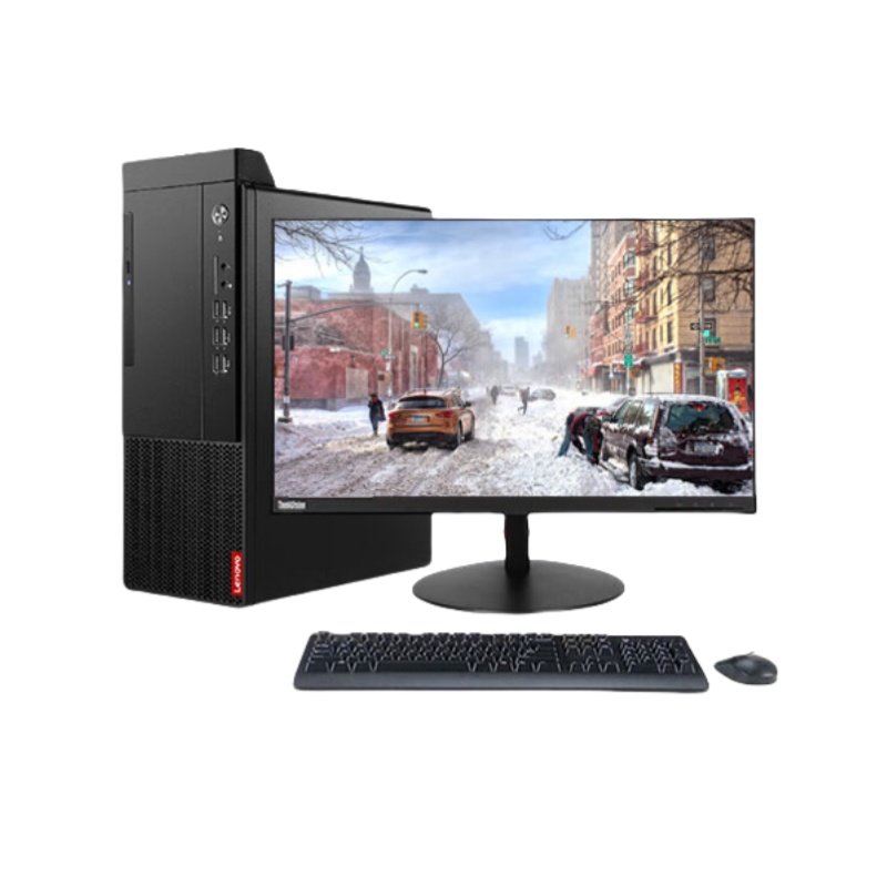 联想（Lenovo） 启天M450 台式机电脑 主机+27英寸窄宽边显示器 （单位：台） 12代i7/8G/1T+512G/集显/无驱 