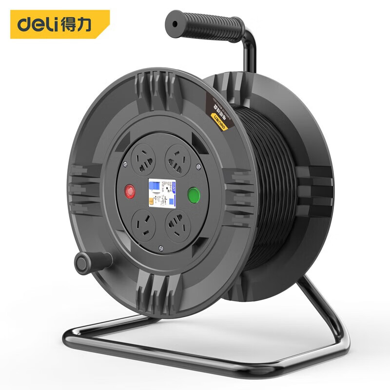 得力（deli） DL8850S-25 移动电缆盘 含3*25电缆 （单位：件）  