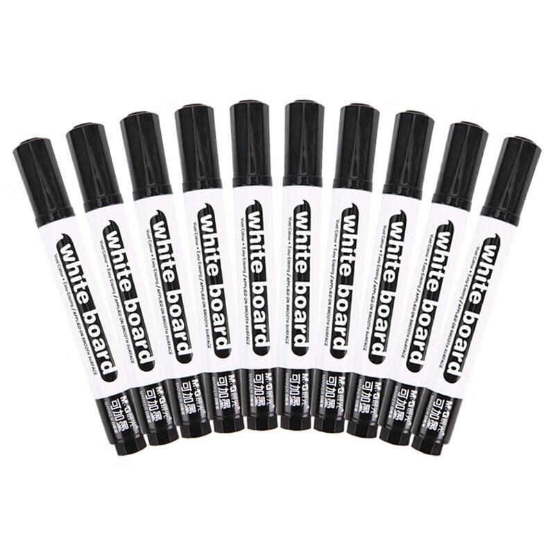 晨光（M&G） AWM26301 可加墨白板笔 10支/盒 （单位：盒）  黑色