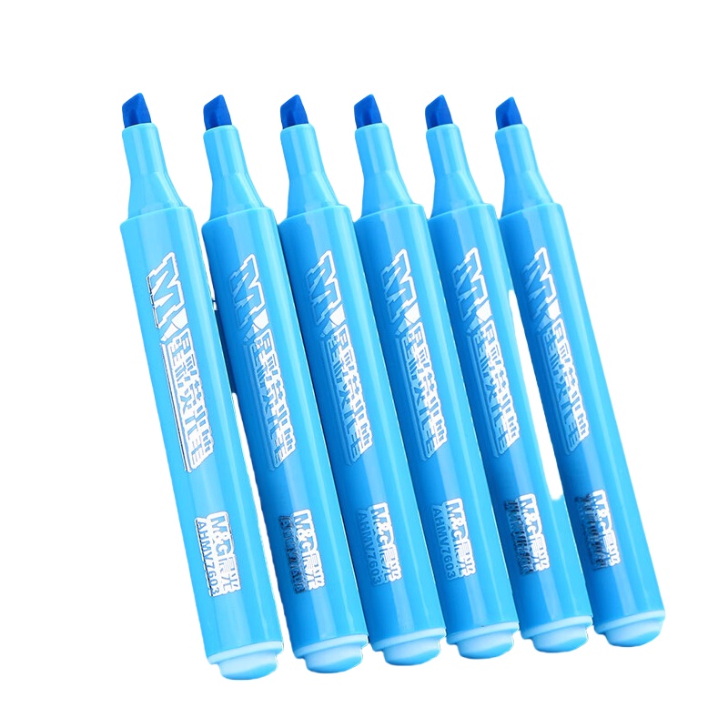 晨光（M&G） AHMV7603 荧光笔 12支/盒 （单位：盒）  蓝色