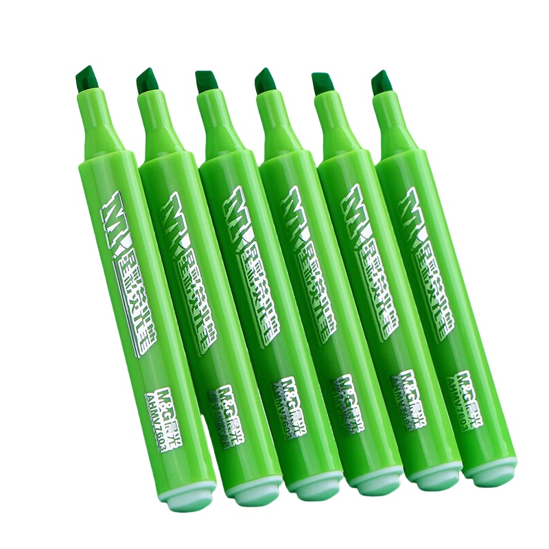 晨光（M&G） AHMV7603 荧光笔 12支/盒 （单位：盒）  绿色