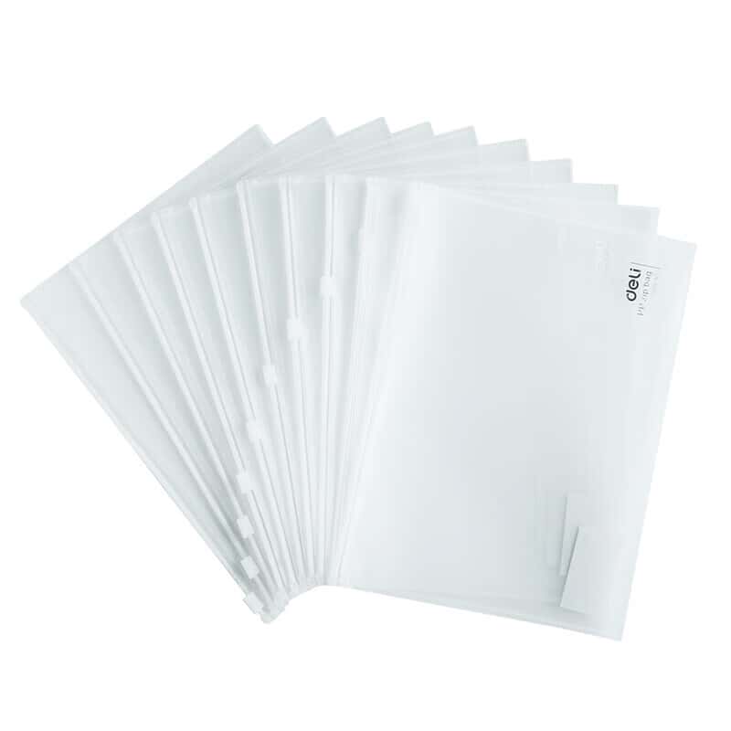 得力（deli） 5589 A5拉链袋  （单位：只）  透明