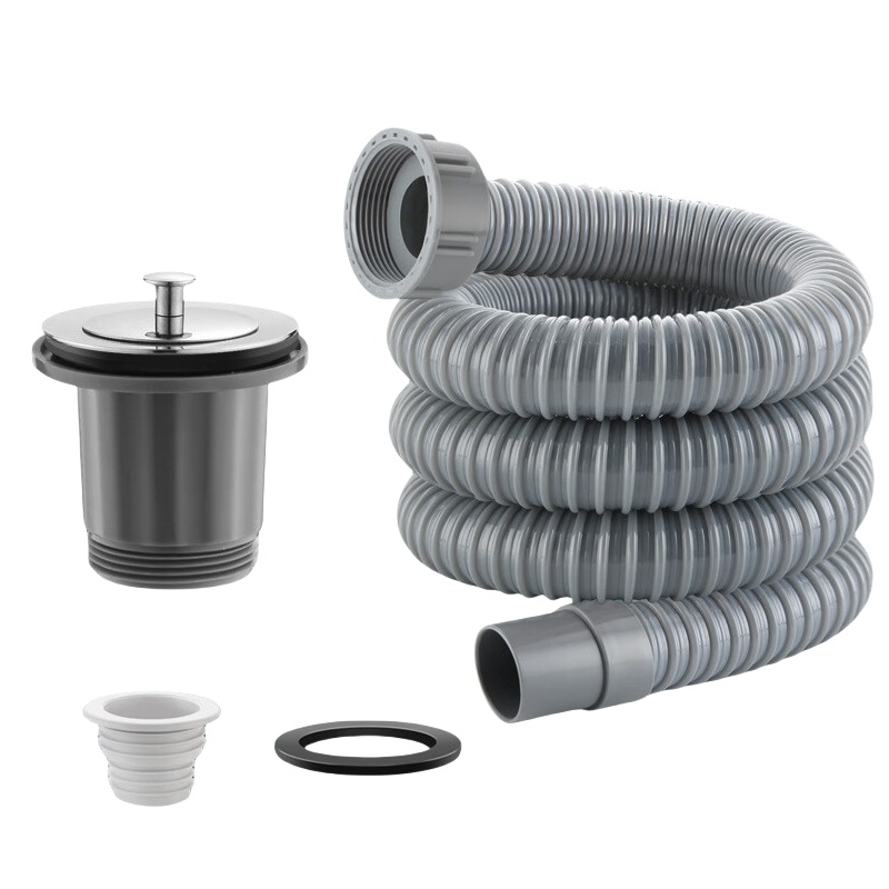 安达通 下水道通用 排水软管套装 40下水器+加厚塑料80cm （单位：套）  
