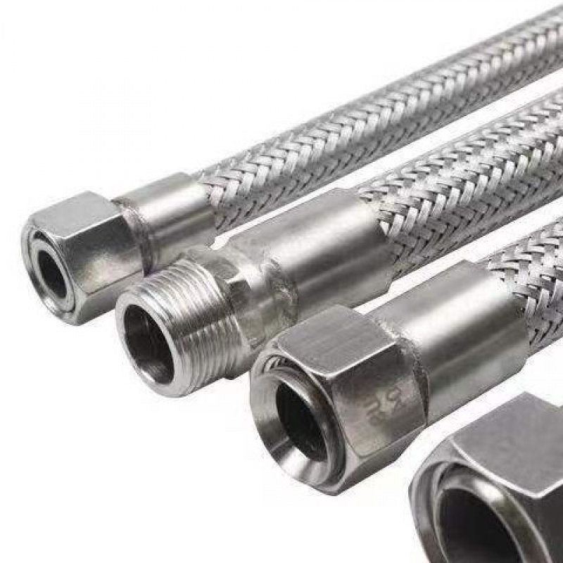 正上 DN8 PN16 金属波纹软管 L=500 （单位：根） 外覆金属编织丝 螺纹连接 
