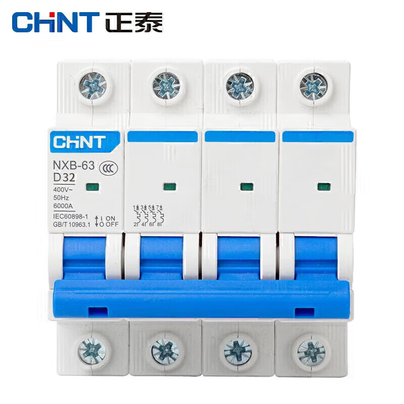 正泰（CHNT） NXB-63/D32-4P 断路器  （单位：个）  