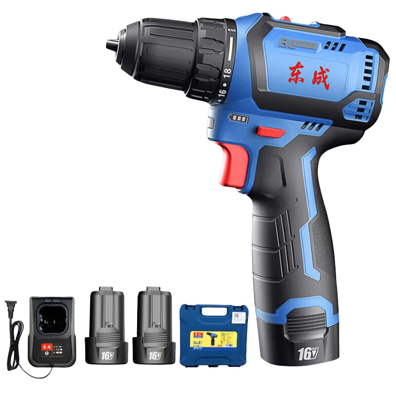 东成 DCJZ1603E 无刷手电钻 16V 2.0Ah （单位：把）