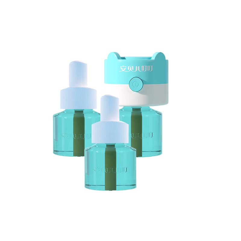 安贝儿 插电式 电热蚊香液套装 3瓶45ml+1器 （单位：套）