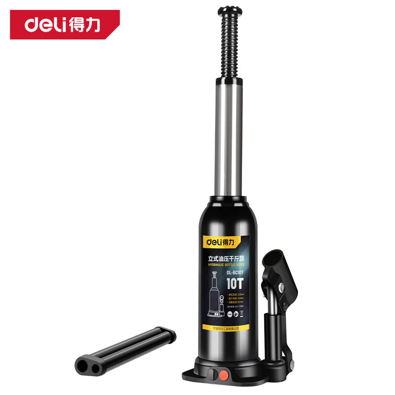 得力（deli） DL-BC10T 调杆液压千斤顶 10T （单位：台） 黑色