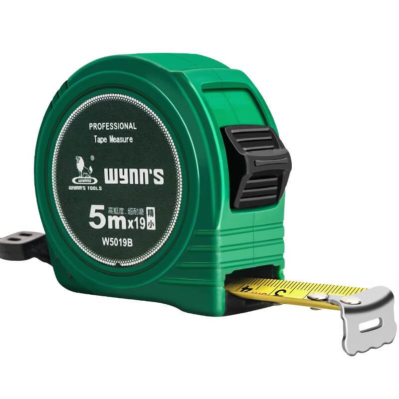 威力狮（wynn‘s） W5025B 公英制钢卷尺 5.0M*25MM （单位：把） 绿色