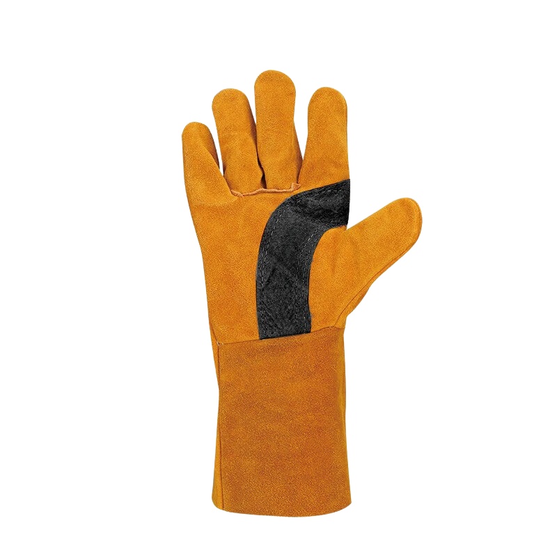 得力（deli） DL-TI 焊接手套 350mm （单位：双） 橙色