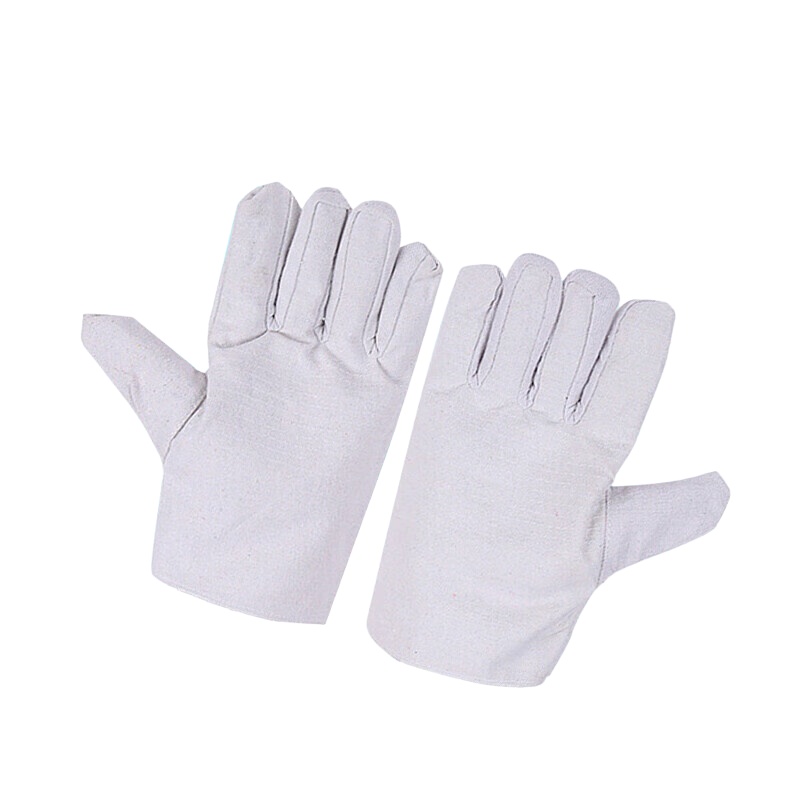 廖森 帆布 焊接手套 大号 （单位：双）